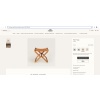 Fauteuil Et Tabouret Pliants « Pippa » Cuir Et Bois de HERMES | Biron 