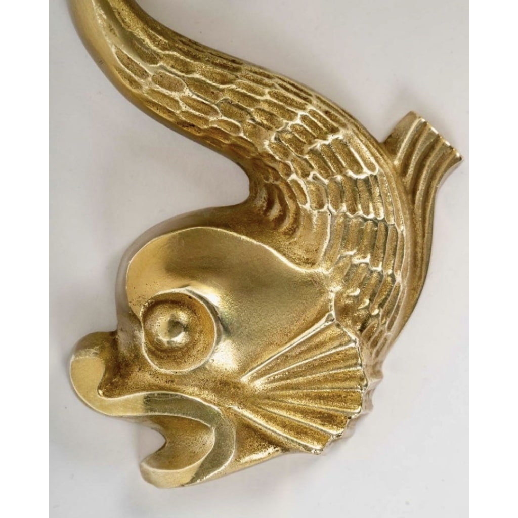 1940 Paire d’appliques en bronze « Hippocampe » de Marcel Guillemard | Biron 