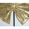1970 Feuille en bronze doré dessinée par Christiane Charles Maison Charles | Biron 