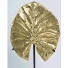 1970 Feuille en bronze doré dessinée par Christiane Charles Maison Charles | Biron 