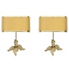 1970 Paire d’appliques murales en bronze par la Maison Charles | Biron 