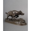 Sculpture – Chien Épagneul « Sultan » , Pierre – Jules Mêne (1810-1879) – Bronze | Biron 
