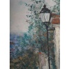 Serge Belloni (1925-2005) L’escalier de la rue du Calvaire à Montmartre huile sur toile vers 1953 | Biron 