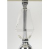 Paire De Lampes Vintage En Cristal Taillé Et Métal Chromé – Style Art Déco XXᵉ – Bon État | Biron 