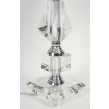 Paire De Lampes Vintage En Cristal Taillé Et Métal Chromé – Style Art Déco XXᵉ – Bon État | Biron 