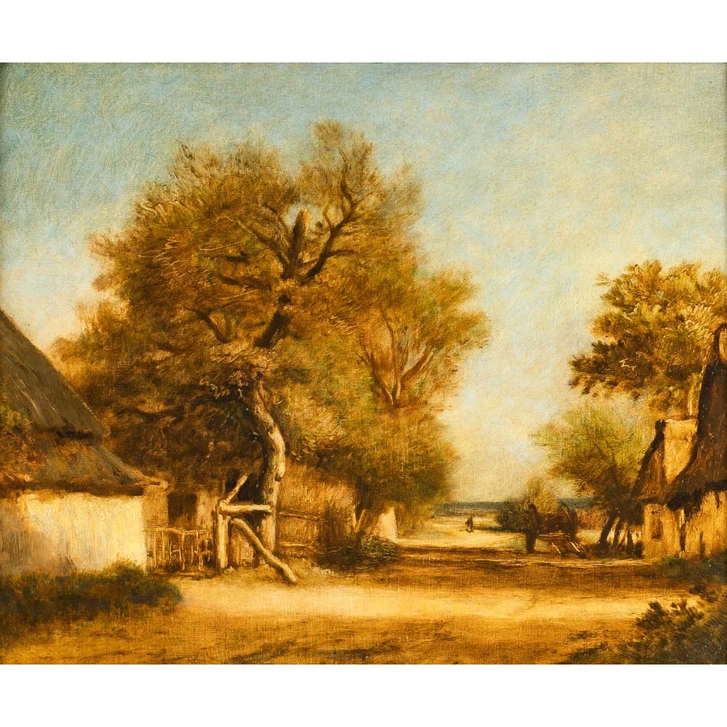 Jules Dupré (1811-1889) Paysage de l’Isle Adam huile sur toile vers 1860 | Biron 