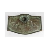 Encrier en bronze patiné et doré d’époque Art Nouveau, 1900. | Biron 