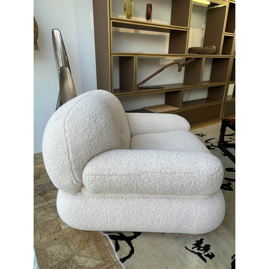 Paire de fauteuils Sapporo de Mobil Girgi, Italie 1970s | Biron 