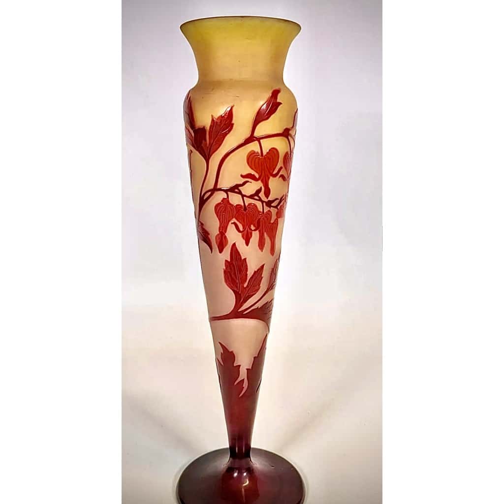 EMILE GALLÉ VASE A DECOR DE COEURS DE JEANETTE | Biron 