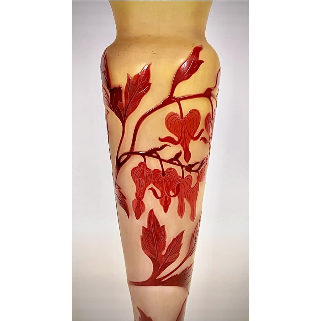 EMILE GALLÉ VASE A DECOR DE COEURS DE JEANETTE | Biron 
