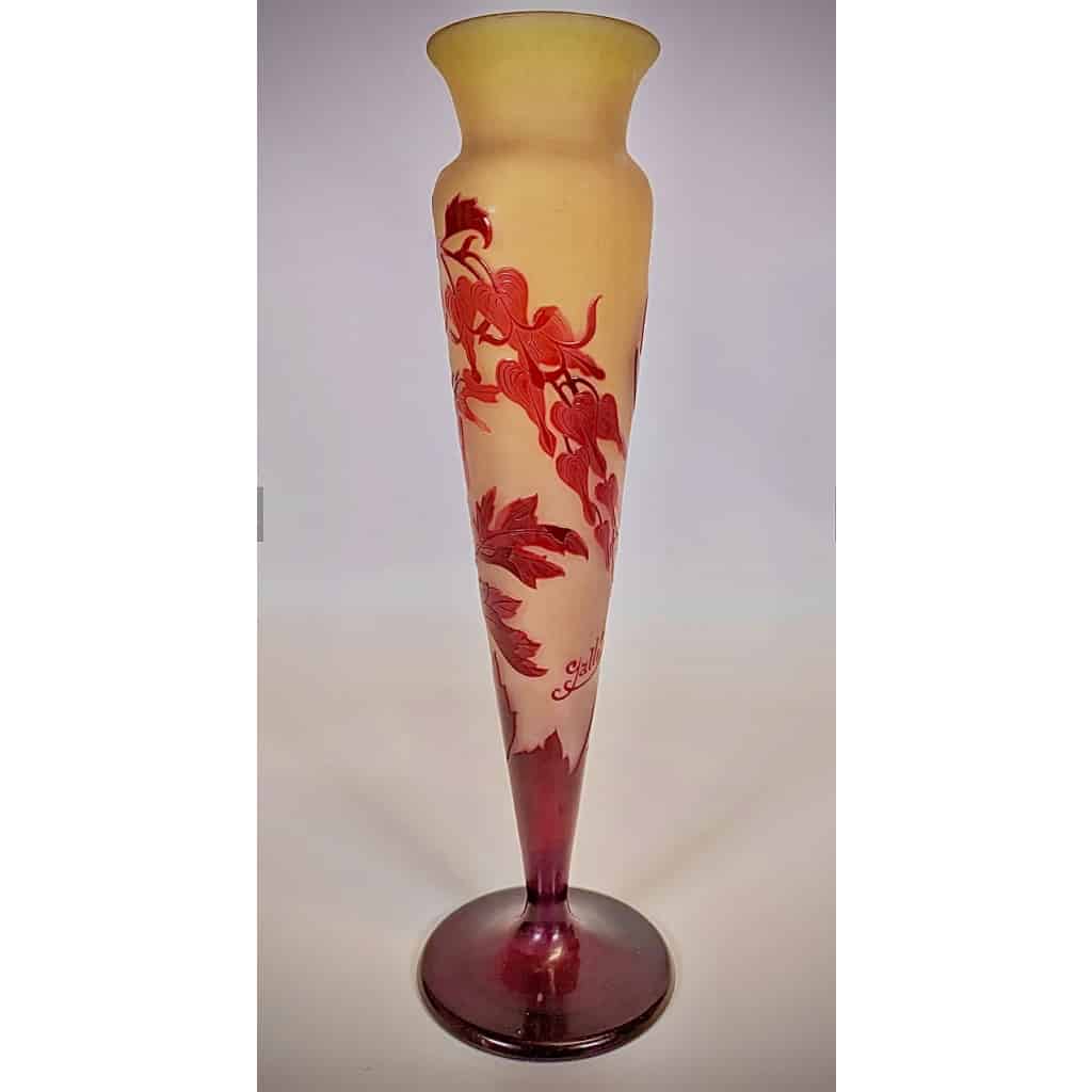 EMILE GALLÉ VASE A DECOR DE COEURS DE JEANETTE | Biron 