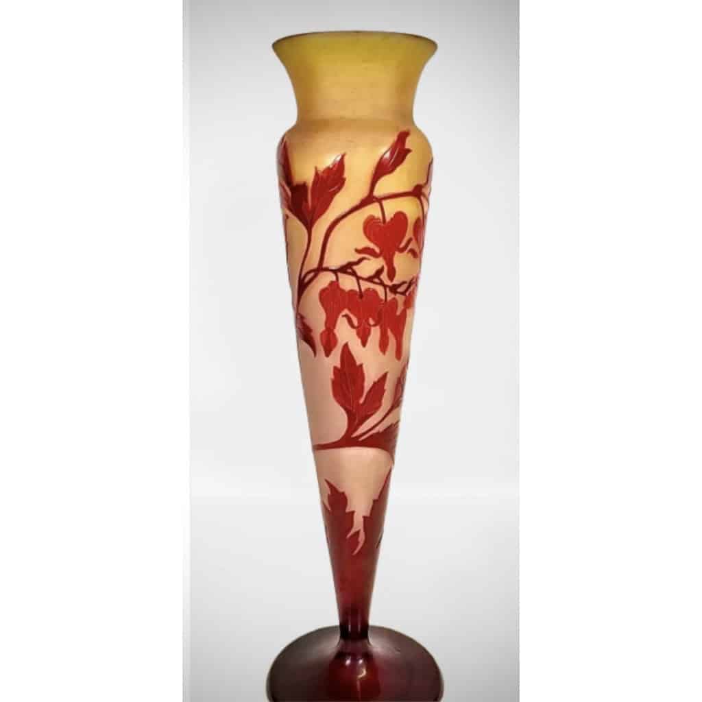 EMILE GALLÉ VASE A DECOR DE COEURS DE JEANETTE | Biron 