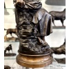 Sculpture – Retour Des Hirondelles , Auguste Moreau (1834-1917) – Bronze | Biron 