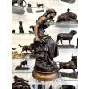Sculpture – Retour Des Hirondelles , Auguste Moreau (1834-1917) – Bronze | Biron 