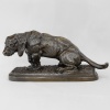 Sculpture – Basset Assis , Antoine – Louis Barye (1795-1875) – Bronze | Biron 