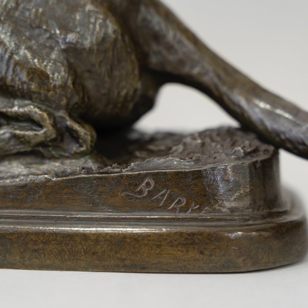 Sculpture – Basset Assis , Antoine – Louis Barye (1795-1875) – Bronze | Biron 
