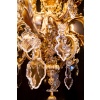 Victor Raulin (1867-1925) et Baccarat Lustre aux Amours en bronze ciselé et doré de style Louis XV | Biron 