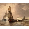 NOEL Jules Le Tréport en 1870 Huile sur toile signée située et datée Certificat d’authenticité | Biron 