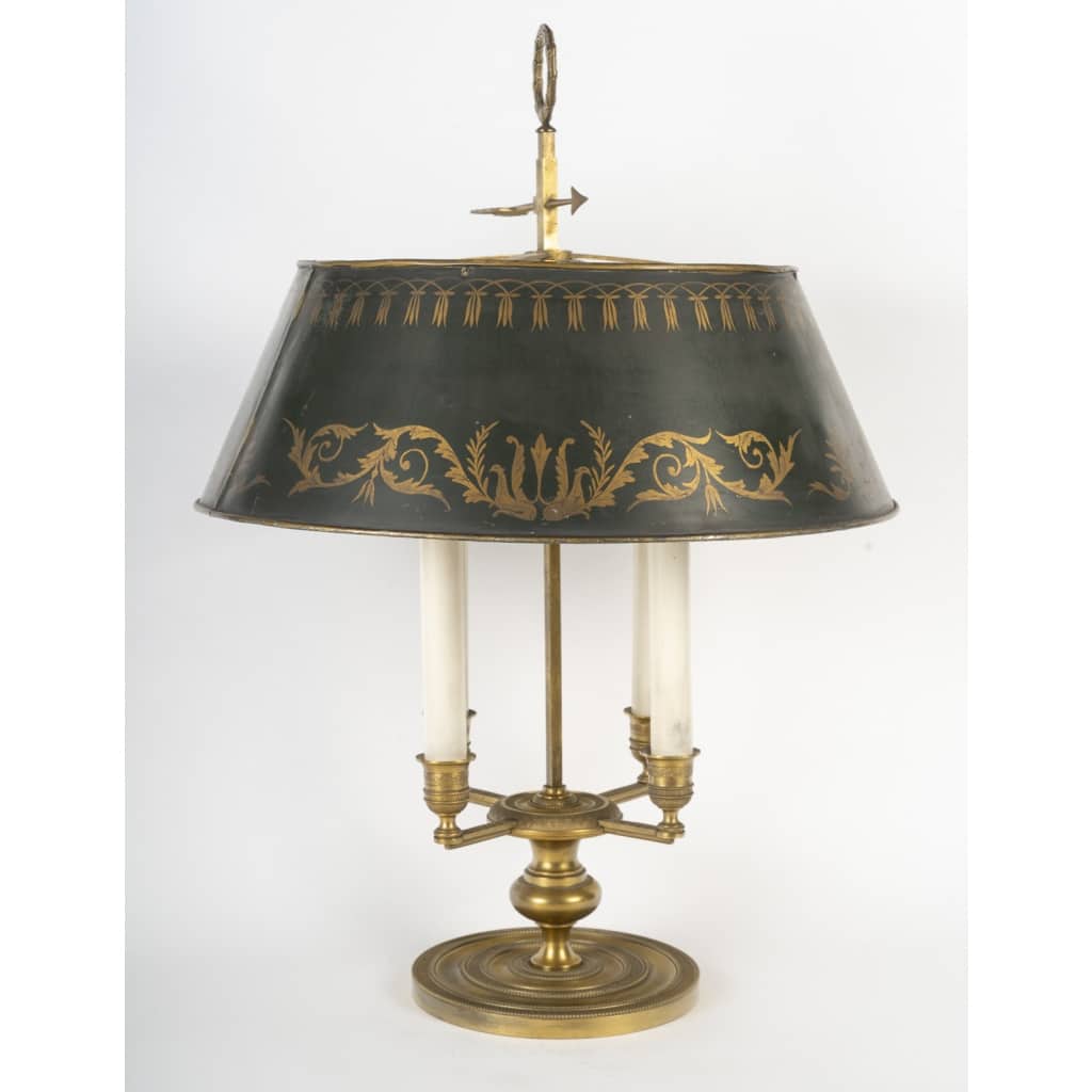 Lampe Bouillotte en bronze de style Empire, circa 1890 | Biron 