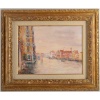 Serge Belloni (1925-2005) – L’Aube sur la Maison Rose sur le Grand Canal huile sur panneau vers 1970 | Biron 