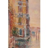 Serge Belloni (1925-2005) – L’Aube sur la Maison Rose sur le Grand Canal huile sur panneau vers 1970 | Biron 