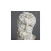 Sculpture de Tête d’Hercule, petite taille, en résine et socle en métal. | Biron 