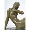 Sculpture en bronze représentant une femme nue, signé Cipriani, début du XXème siècle. | Biron 