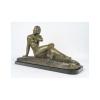 Sculpture en bronze représentant une femme nue, signé Cipriani, début du XXème siècle. | Biron 