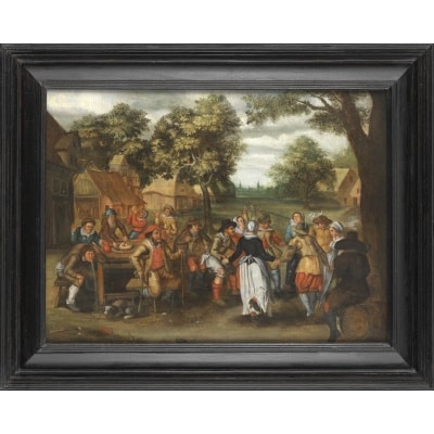 Réjouissances paysannes - Cercle de Marten van Cleve (1527 – 1577/81)
