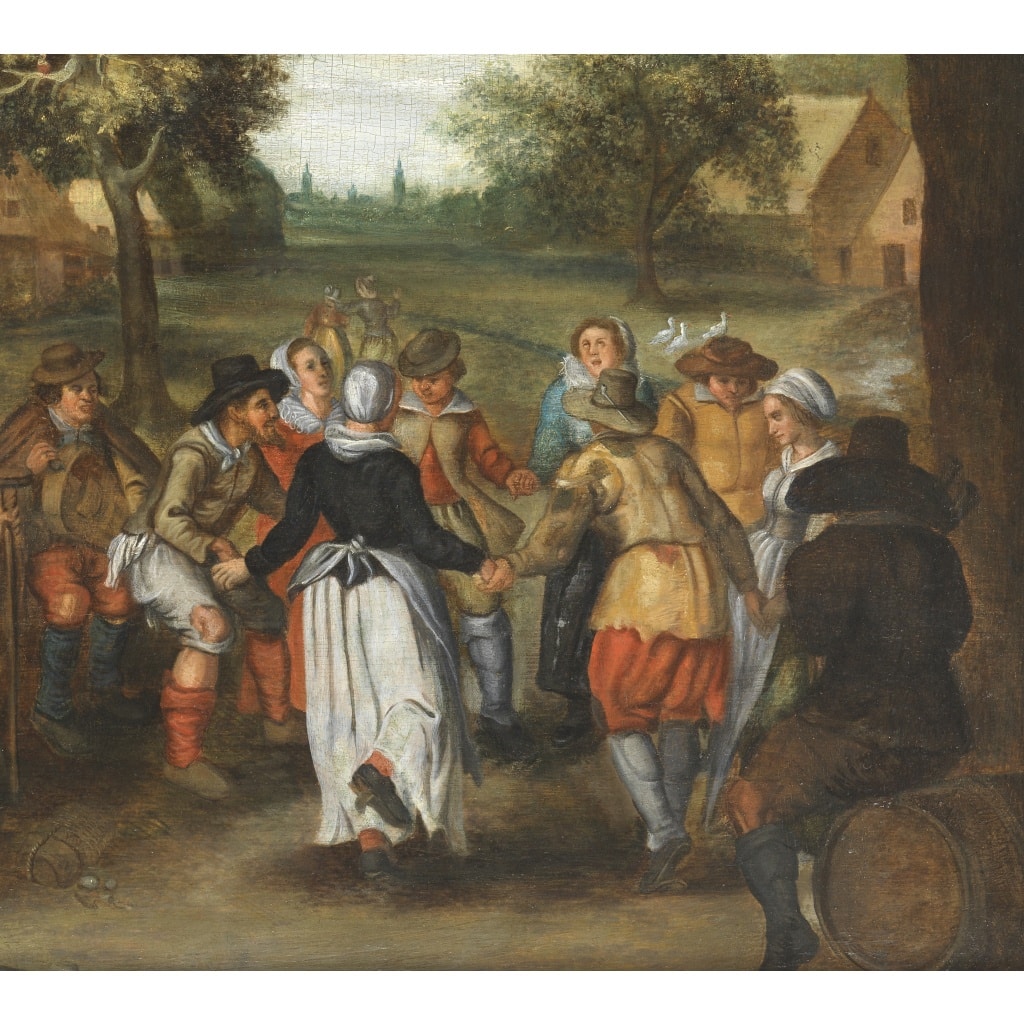 Réjouissances paysannes – Cercle de Marten van Cleve (1527 – 1577/81) | Biron 