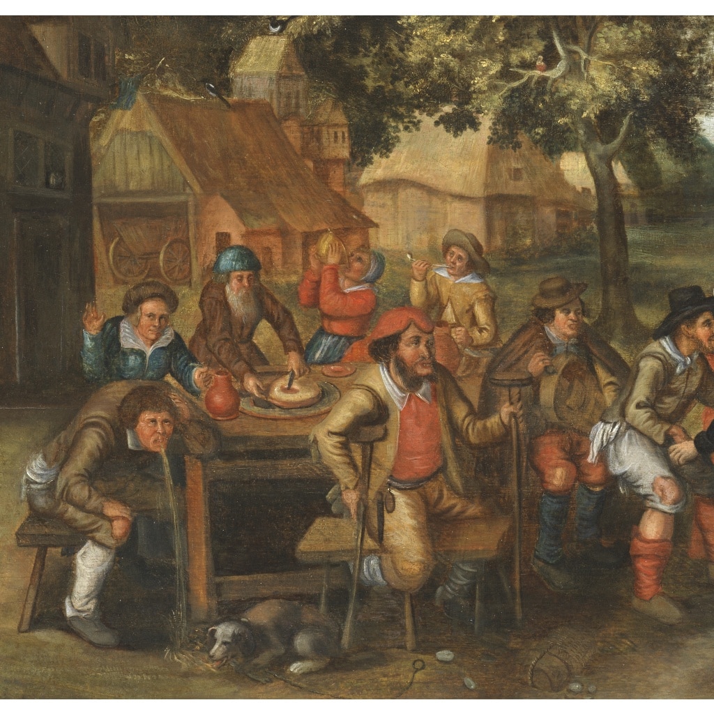 Réjouissances paysannes – Cercle de Marten van Cleve (1527 – 1577/81) | Biron 
