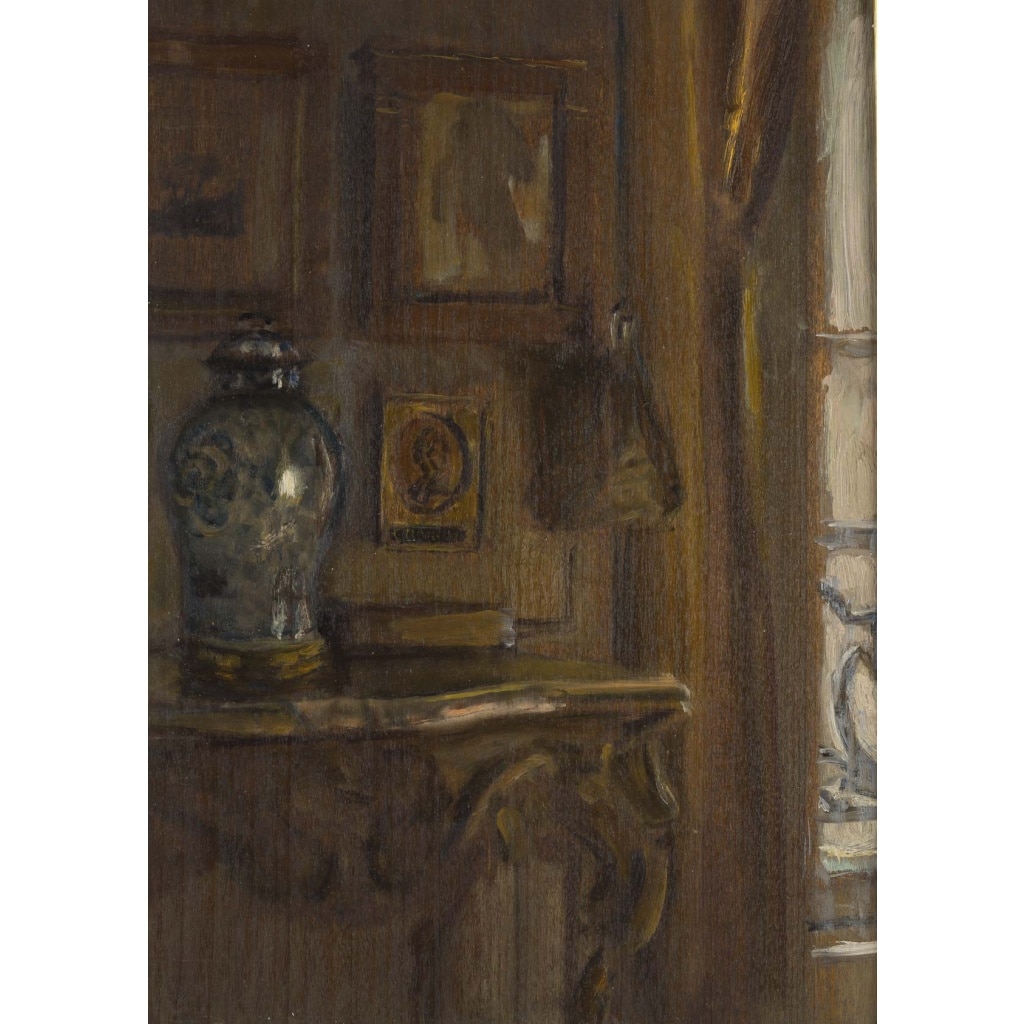 Walter GAY (1856 – 1937) Scène d’intérieur | Biron Walter GAY (1856 - 1937)- scène d’intérieur bis