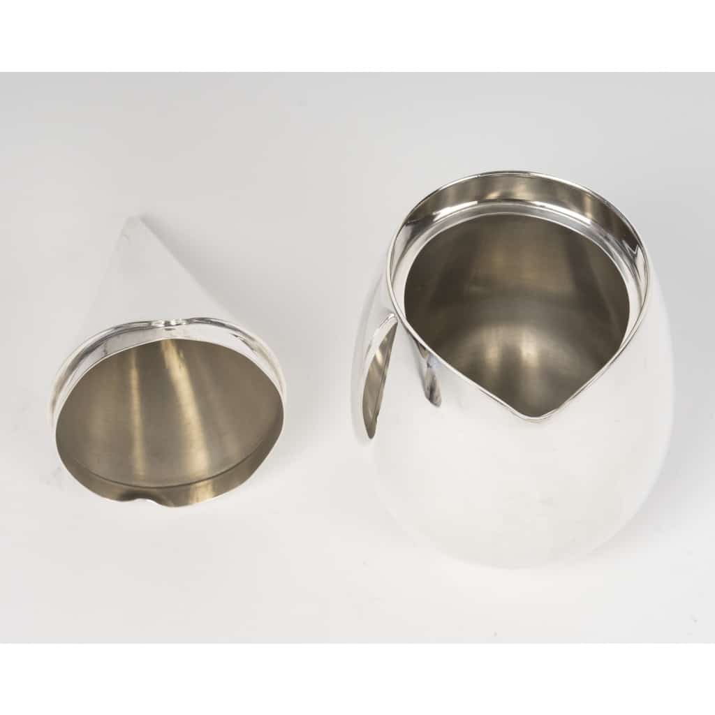 CHRISTOFLE – boîte en argent massif moderniste XXIe siècle | Biron 