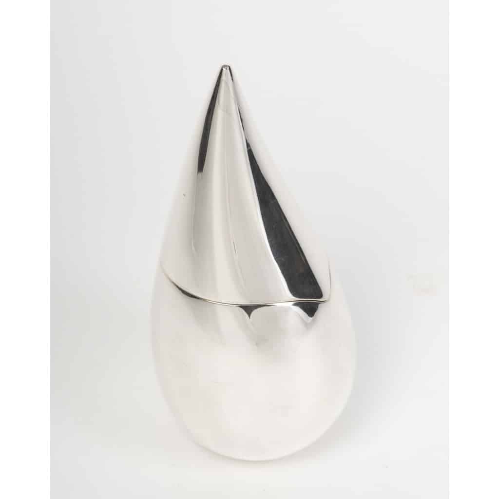 CHRISTOFLE – boîte en argent massif moderniste XXIe siècle | Biron 