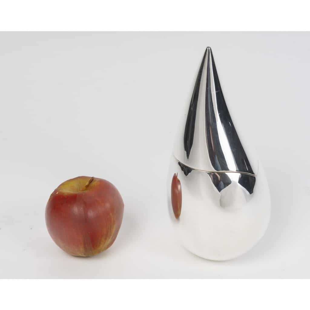 CHRISTOFLE – boîte en argent massif moderniste XXIe siècle | Biron 