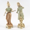 Paire de Statuettes Romantiques en Porcelaine Polychrome | Biron 