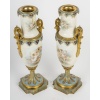 Paire de Vases en Porcelaine, Bronze Doré, Émail Cloisonné et Marbre – Style Napoléon III | Biron 