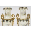 Paire de Vases en Porcelaine, Bronze Doré, Émail Cloisonné et Marbre – Style Napoléon III | Biron 