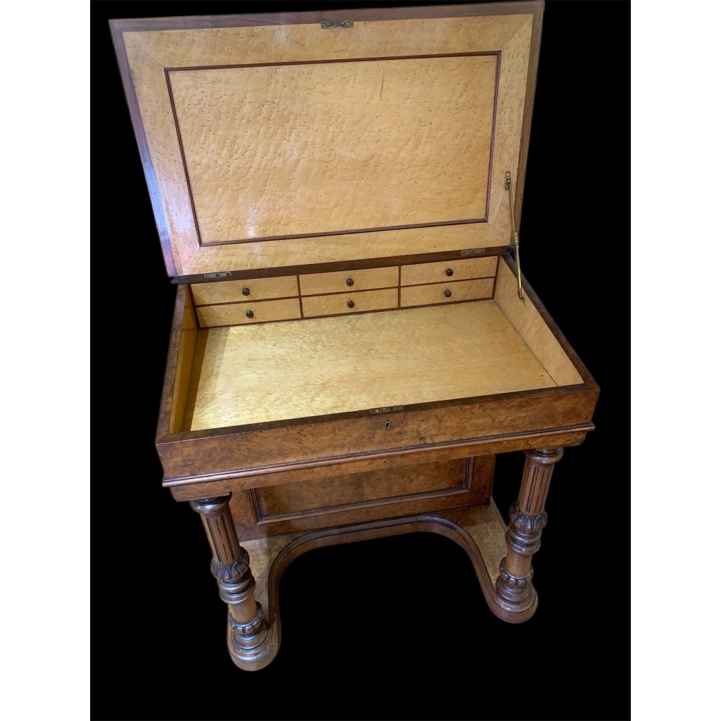 DAVENPORT ou Bureau Anglais, période William IV (Circa 1830) | Biron 