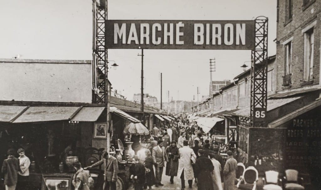 Marché Biron, entrée rue des Rosiers, années 1920-1930
