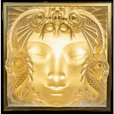 Cube Décoratif "Masque de Femme"