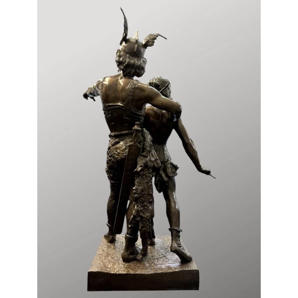 Sculpture – Pro Patria , Émile – Louis Laporte (1858-1907) – Bronze | Biron 