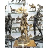Sculpture – La Fantasia Arabe , Prosper Lecourtier (1851-1924) – Bronze | Biron 