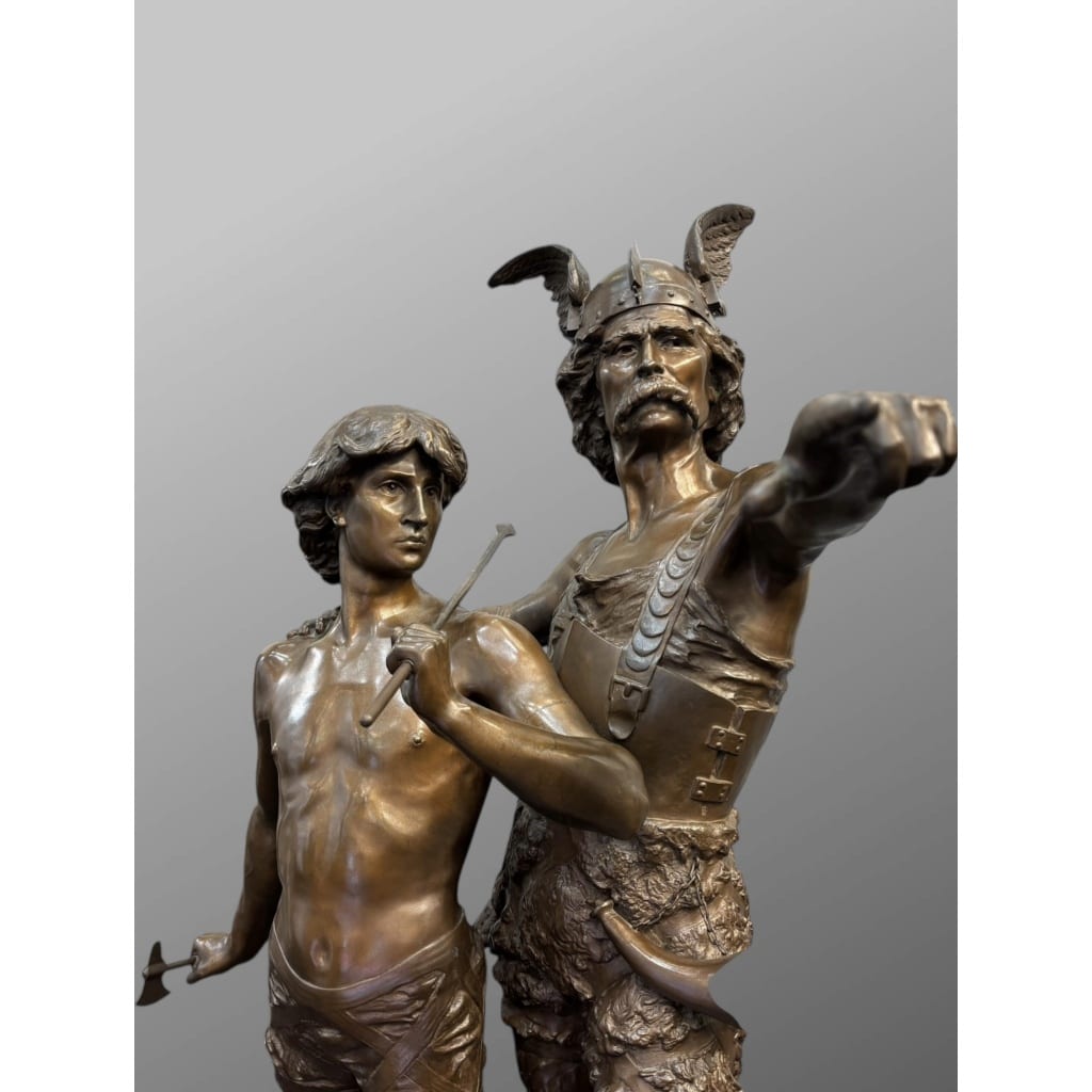 Sculpture – Pro Patria , Émile – Louis Laporte (1858-1907) – Bronze | Biron 