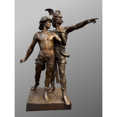 Sculpture - Pro Patria , Émile - Louis Laporte (1858-1907) - Bronze
