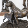 La Jument Normande Et Son Poulain , Pierre – Jules Mêne (1810-1879) | Biron 