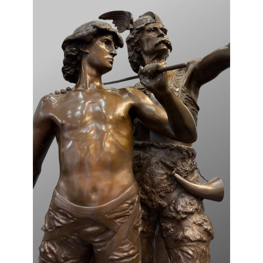 Sculpture – Pro Patria , Émile – Louis Laporte (1858-1907) – Bronze | Biron 