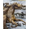 Sculpture – La Fantasia Arabe , Prosper Lecourtier (1851-1924) – Bronze | Biron 