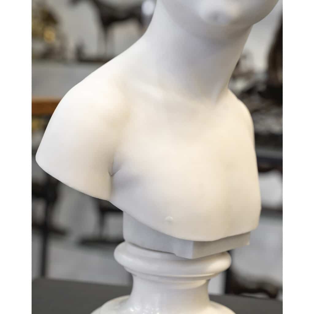 Buste De Marie – Louise Brongniart , Jean – Antoine Houdon (1741-1828) – Marbre | Biron 