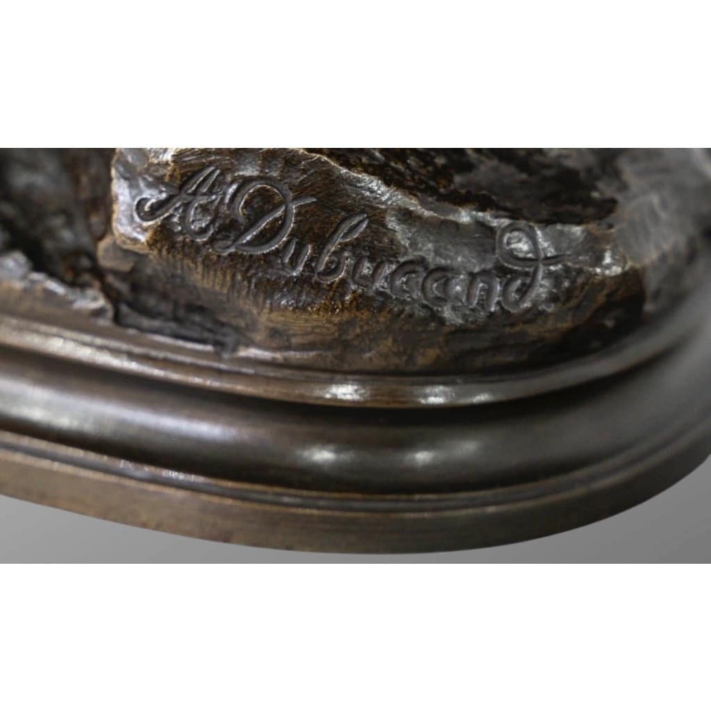 Sculpture – La Perdrix , Alfred Dubucand (1828 – 1894) – Bronze | Biron 